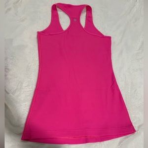 Lululemon Racerback Hot Pink Tank- Hip Length